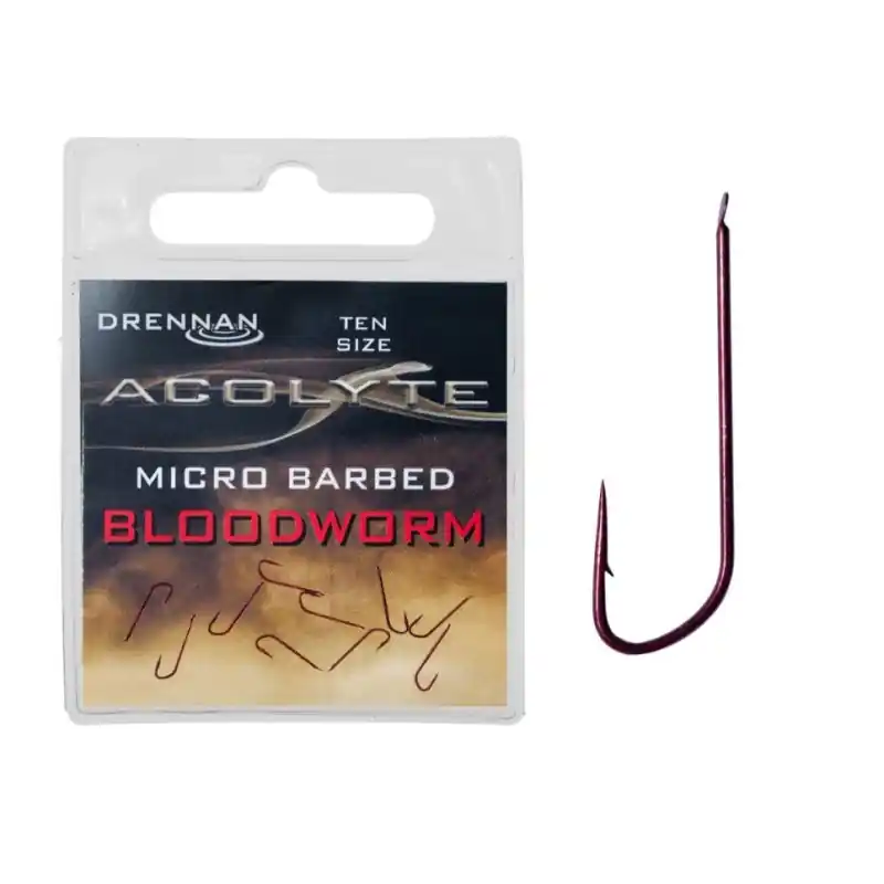 Haczyki Drennan Acolyte Bloodworm Nr 20 Micro Barbed | Skorzystaj z oferty