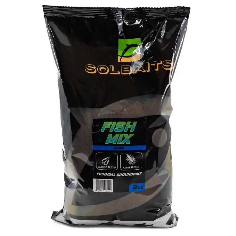 Sprawdzony wybór - Zanęta Solbaits Fish Mix Dark 2kg