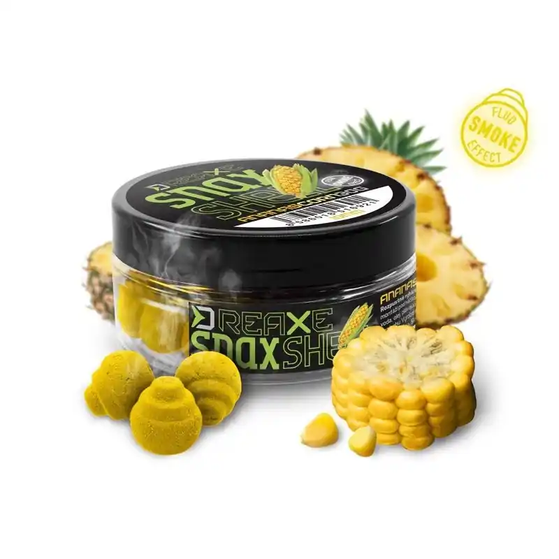 Przynęty smużące Delphin D-SNAX Shell Wafters 10mm 30g Ananas Kukurydza | Ostatnie dni