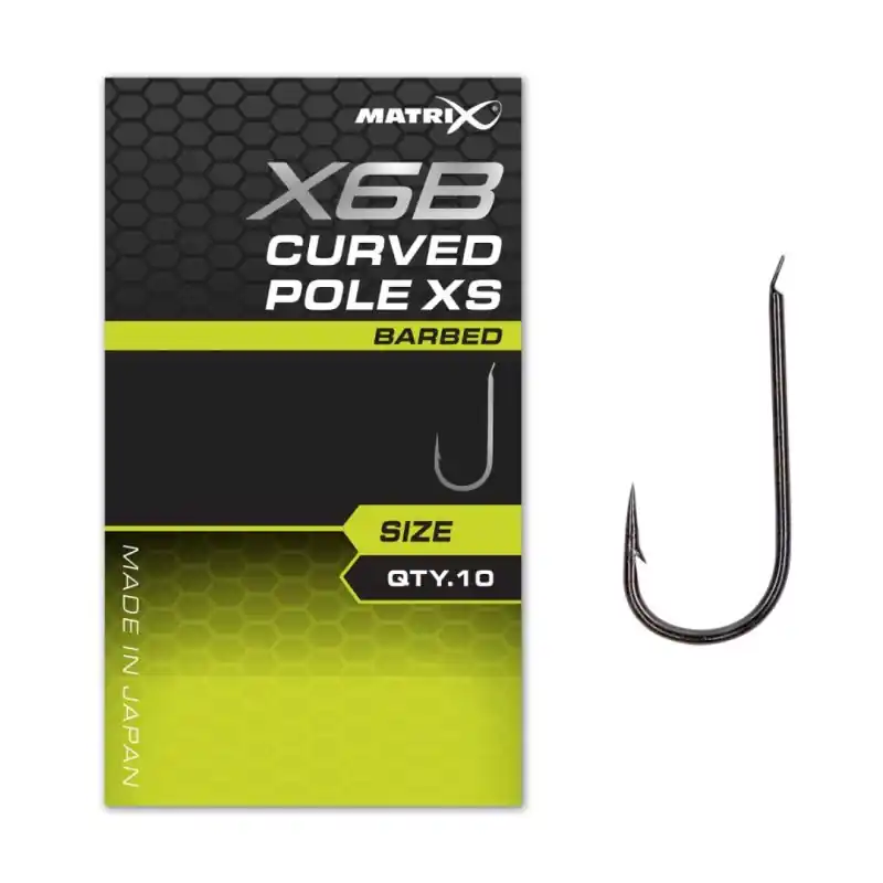 Haczyki Matrix X6B Curved Pole XS 18 Barbed - Superoferta
