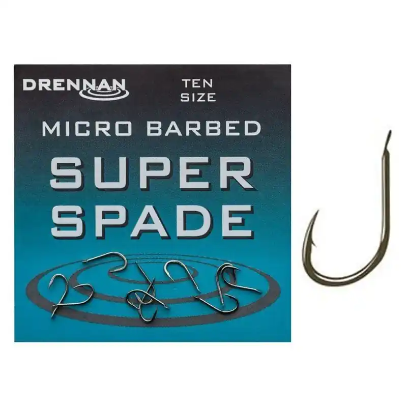 Nowość w sprzedaży - Haczyki Drennan Super Spade Nr 18 Micro Barbed 10szt