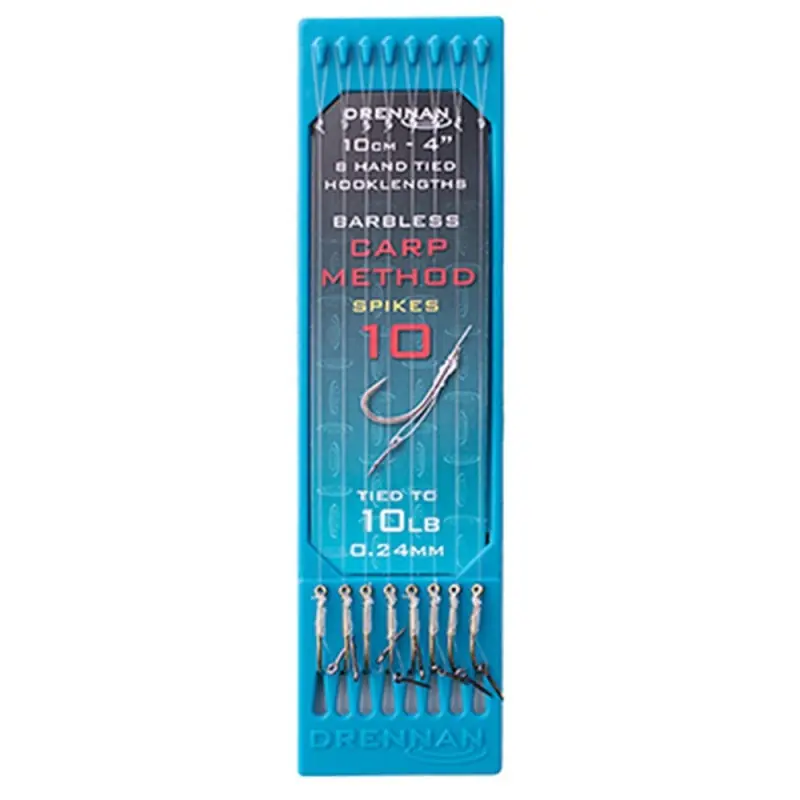 Przypony Drennan Plate Carp Method 4" - 10cm Spike 10 Barbless | Prosto od producenta