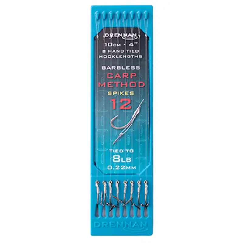 Przypony Drennan Plate Carp Method 4" - 10cm Spike 12 Barbless - Bezpieczne zakupy