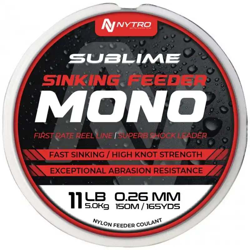 Żyłka Nytro Sublime Sinking Feeder Mono 0,26mm 150m | Kup dziś