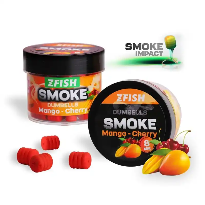 Dumbells smużący Zfish Smoke Pop-up 8mm Mango Cherry | Produkt wysokiej jakości