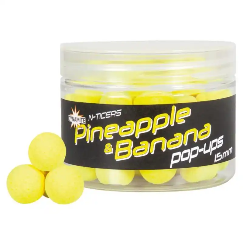 Już w sprzedaży | Kulki Dynamite Baits N-Ticers Pop-Ups 15mm Pineapple & Banana