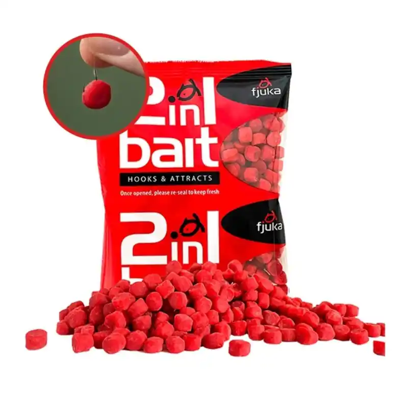 Hit sprzedaży | Pellet Fjuka Fatboy 2in1 Red 10mm 195g