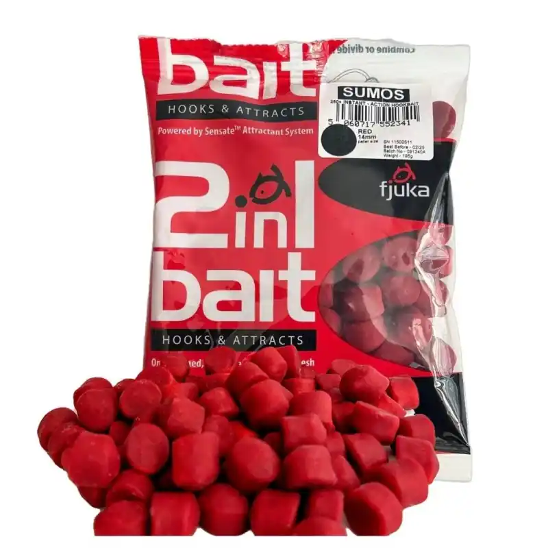 Profesjonalna jakość | Pellet Fjuka Sumo 2in1 Bait 14mm 195g Red