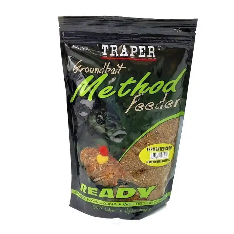 Zamów teraz - Zanęta Traper Method Feeder Ready 750g Fermentowana Kukurydza