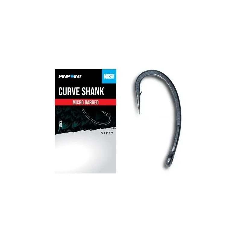Haczyki Nash Curve Shank Nr 6 Micro Barbed T6535 | Taniej