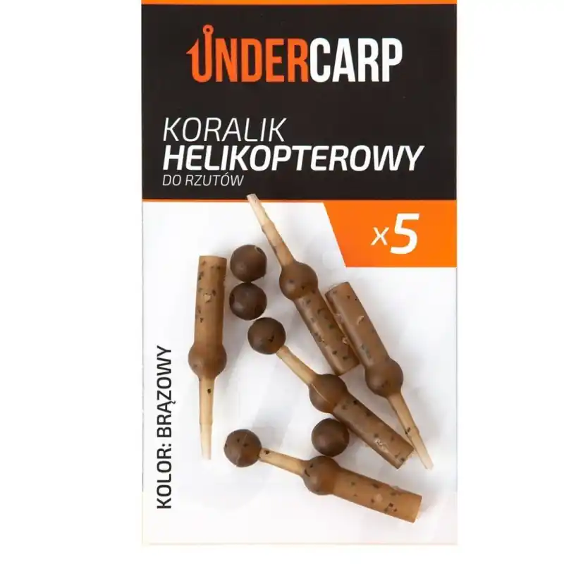 Koralik Helikoperowy UnderCarp Do Rzutów- Brązowy - Świetna oferta