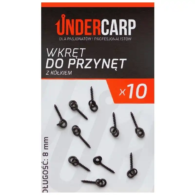 Wygodne zakupy - Wkręt do przynęt UnderCarp z kółkiem 8 mm