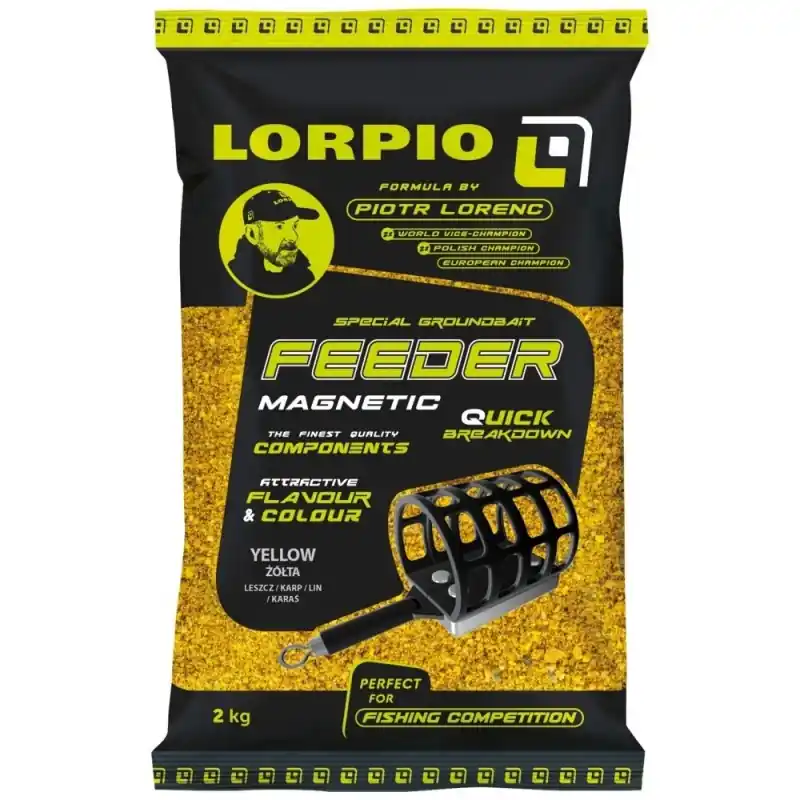 Produkt premium | Zanęta Lorpio Feeder Magnetic 2kg Yellow