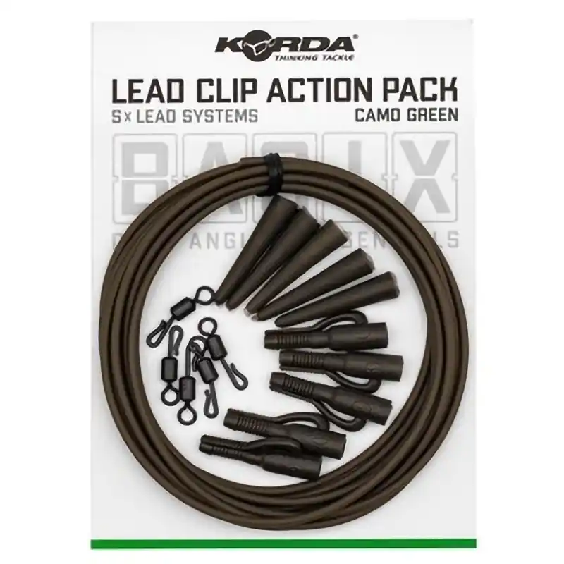 Zestaw Korda Basix Lead Clip Action Pack | Top produkt