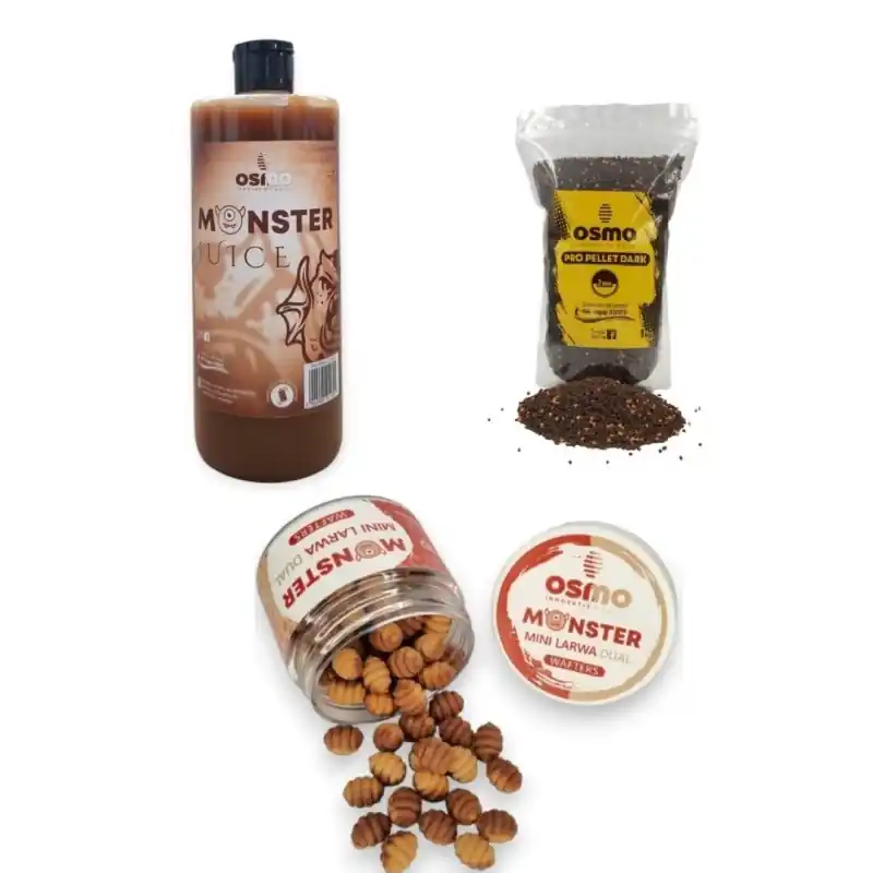 Oferta promocyjna - Zestaw Osmo Monster pod duże karpie Pellet + Booster + Przynęta