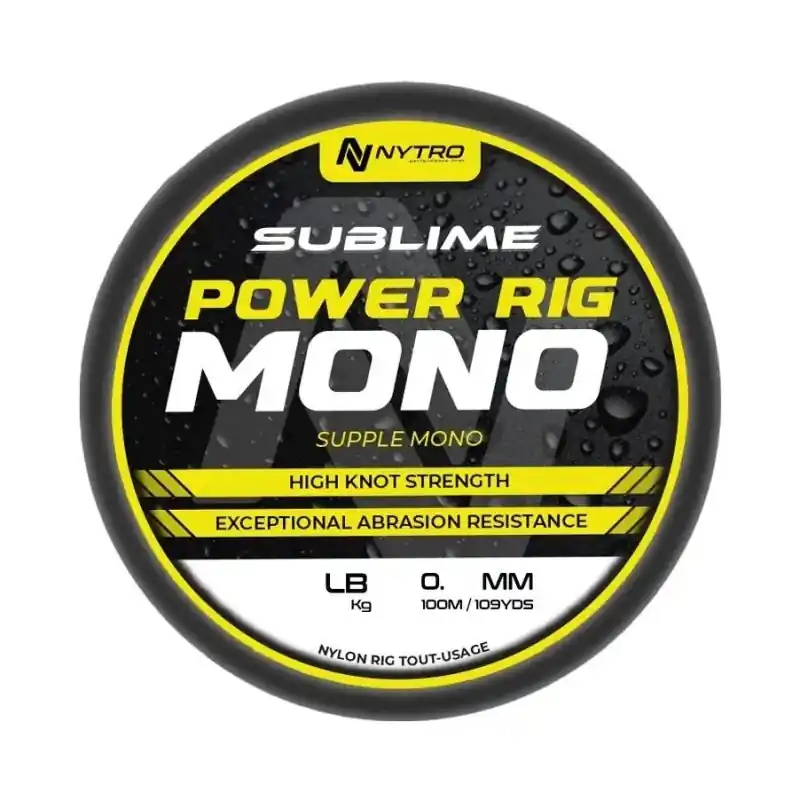 Żyłka Nytro Sublime Power Rig Mono 0.21mm 100m | Bezpośrednio z fabryki