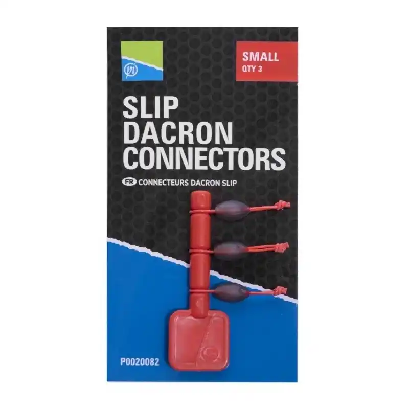 Hit - Łącznik Preston Slip Dacron Connector Red Small