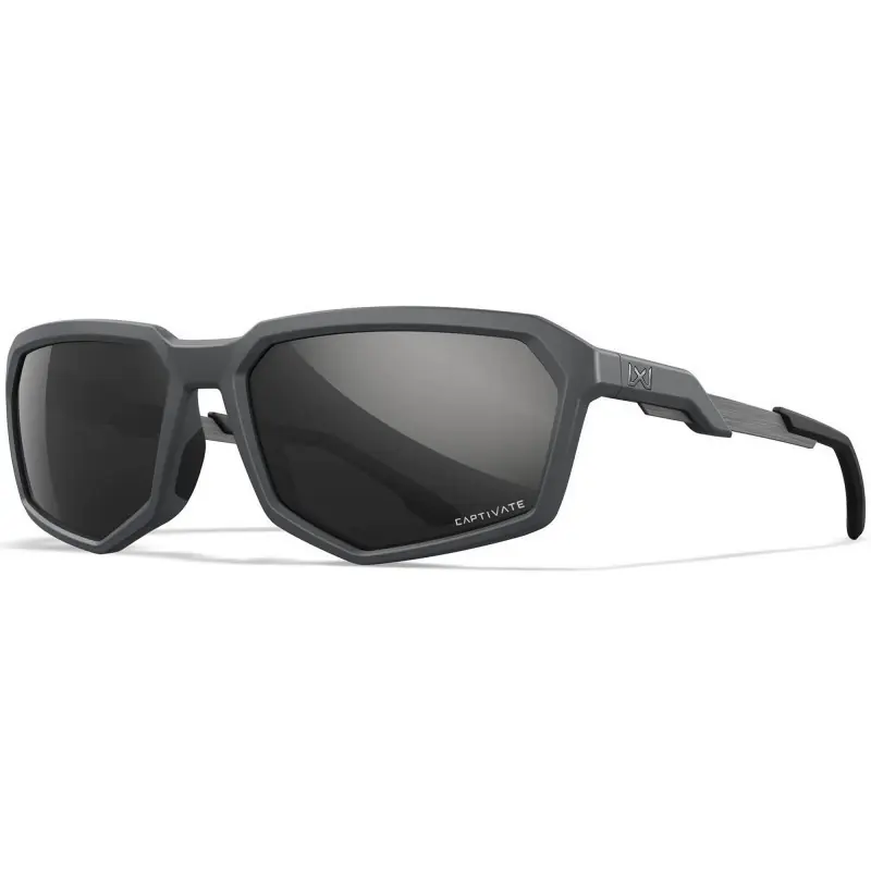 Oszczędź - Okulary Wiley X Wx Recon CaptiVate Pol Black Mirror Matte Grey Frame