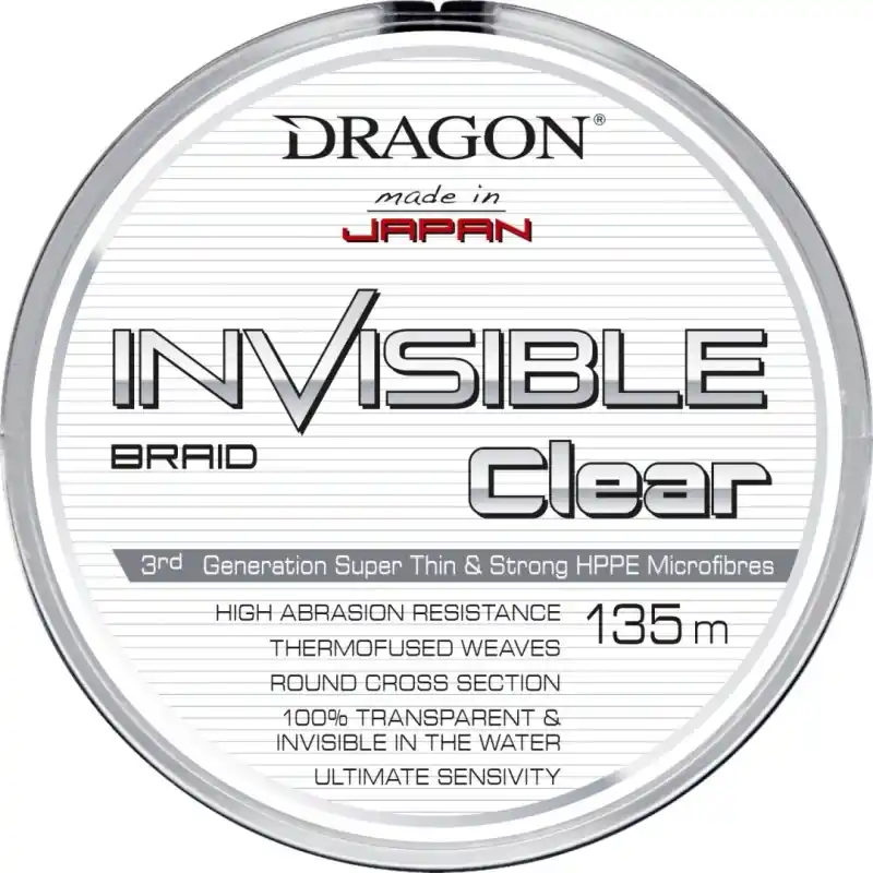 Bestseller - Plecionka Dragon Invisible Clear Momoi 135m 0.08mm 6.20kg