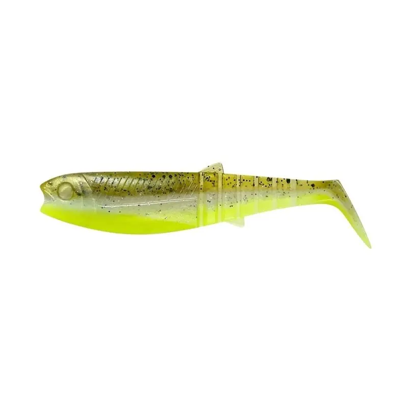 Cena specjalna | Guma Savage Gear Cannibal Shad 12,5cm 20g Green Pearl Yellow