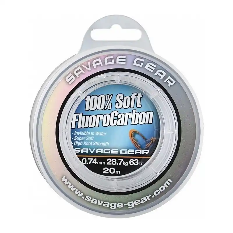 Bardzo popularny produkt | Fluorocarbon Savage Gear Soft 50m 0.33mm 7.0kg