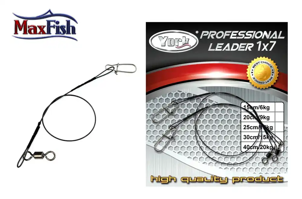 PRZYPON SPINNINGOWY YORK PROFESSIONAL 1x7 20/40cm | Jakość premium
