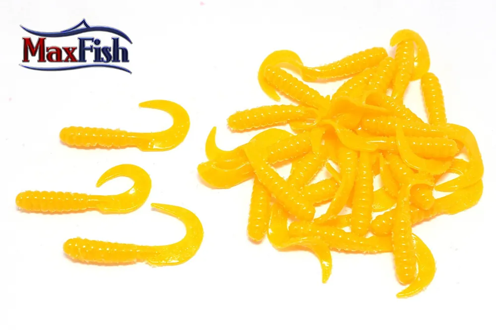 Łatwy zwrot - GUMY YUM WALLEYE GRUB LEMON 7,5cm/25szt