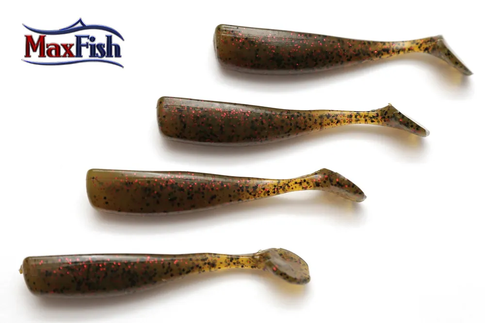 LCGR54 - LUNKER CITY GUMA GRUB 4" OLIVE PEPPER -10szt | Zostało niewiele