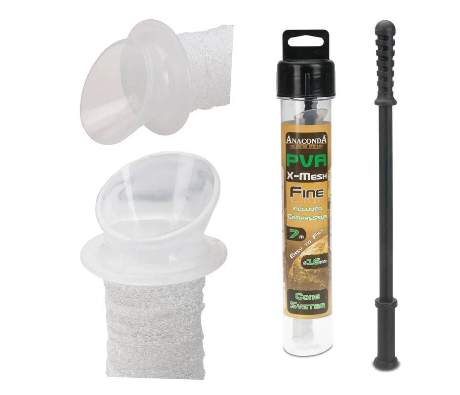 Szybka dostawa - SIATKA PVA ANACONDA X-MESH Z UBIJAKIEM 16mm/7m