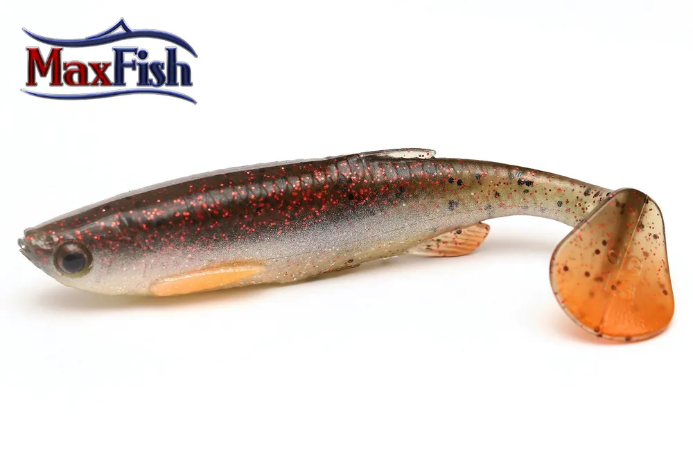 Dodaj do koszyka | 618 - SAVAGE GEAR GUMA FAT-TAIL MINNOW - GREEN PEARL SILVER