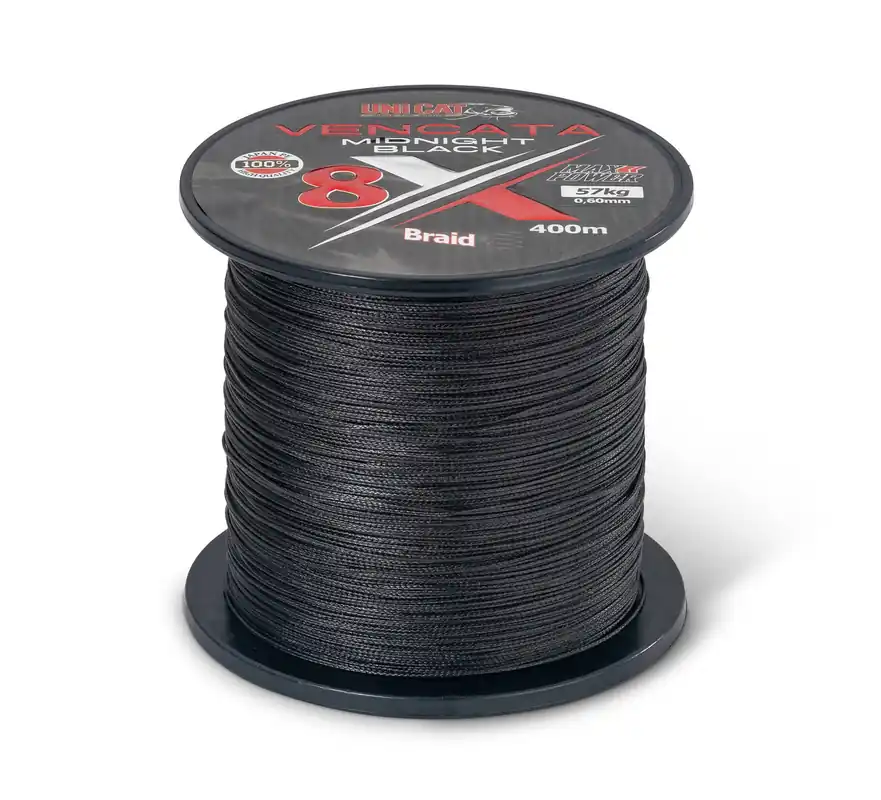 Nowy produkt | PLECIONKA UNI CAT VENCATA MIDNIGHT BLACK 0,60mm/400m