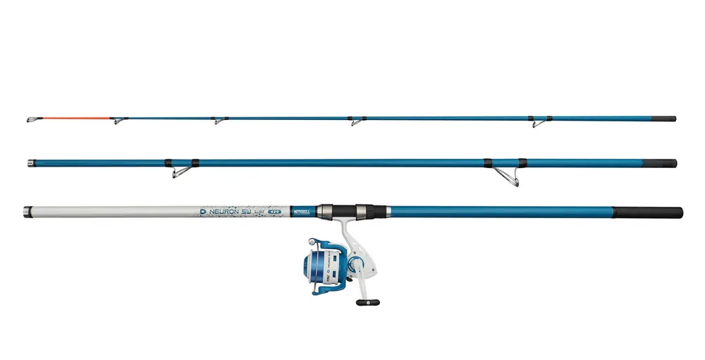Łatwy zwrot - WĘDKA Z KOŁOWROTKIEM MITCHELL NEURON SW II SURF 450/100-200g