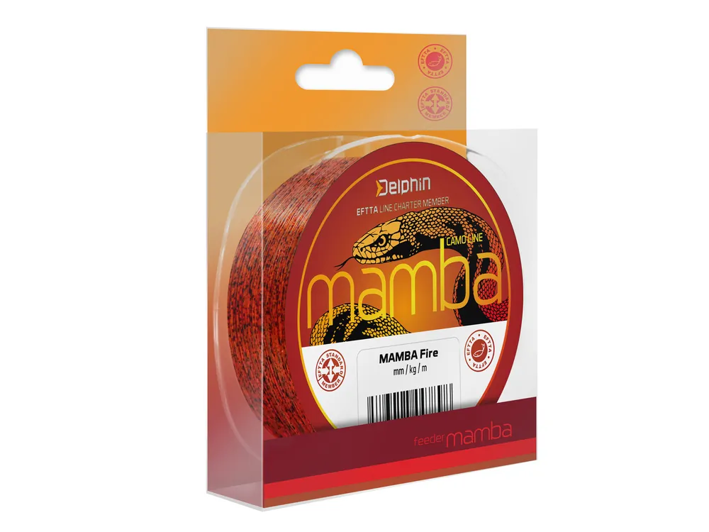 ŻYŁKA DELPHIN MAMBA CARP FIRE 0,28mm/600m | Kup teraz