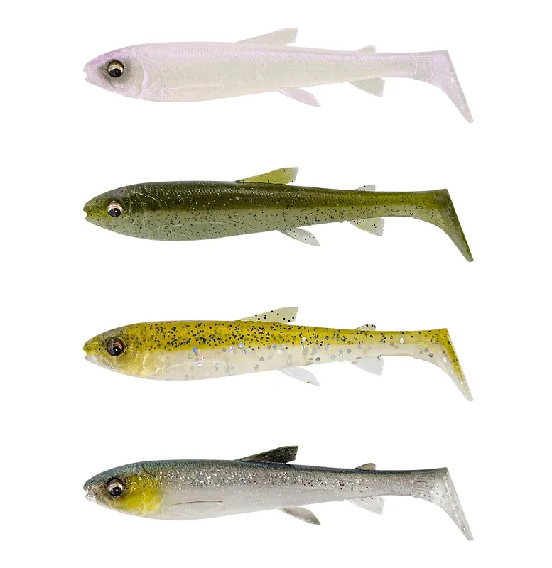 Ostatnia szansa - GUMY SAVAGE GEAR 3D WHITEFISH SHAD 9cm/4szt - CLEAR WATER MIX
