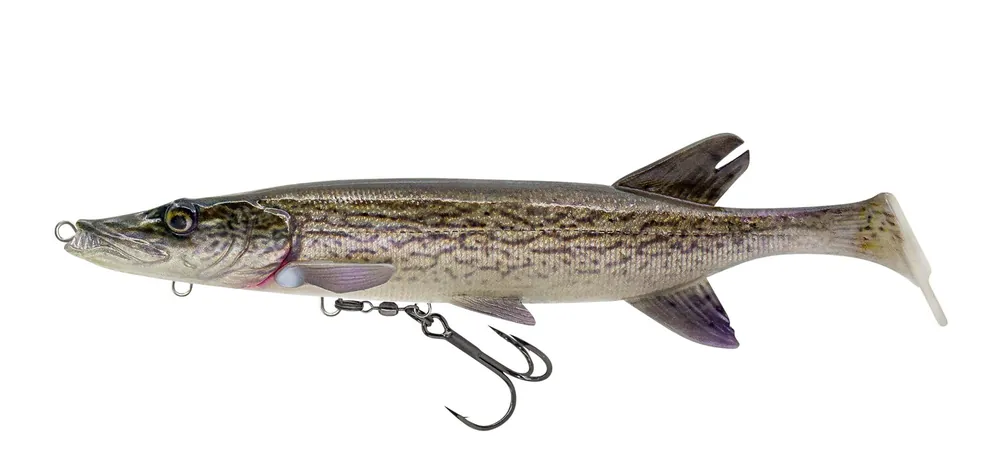 GUMA SAVAGE GEAR 3D PIKE SHAD 20cm/65g - WHITE PIKE - Premium