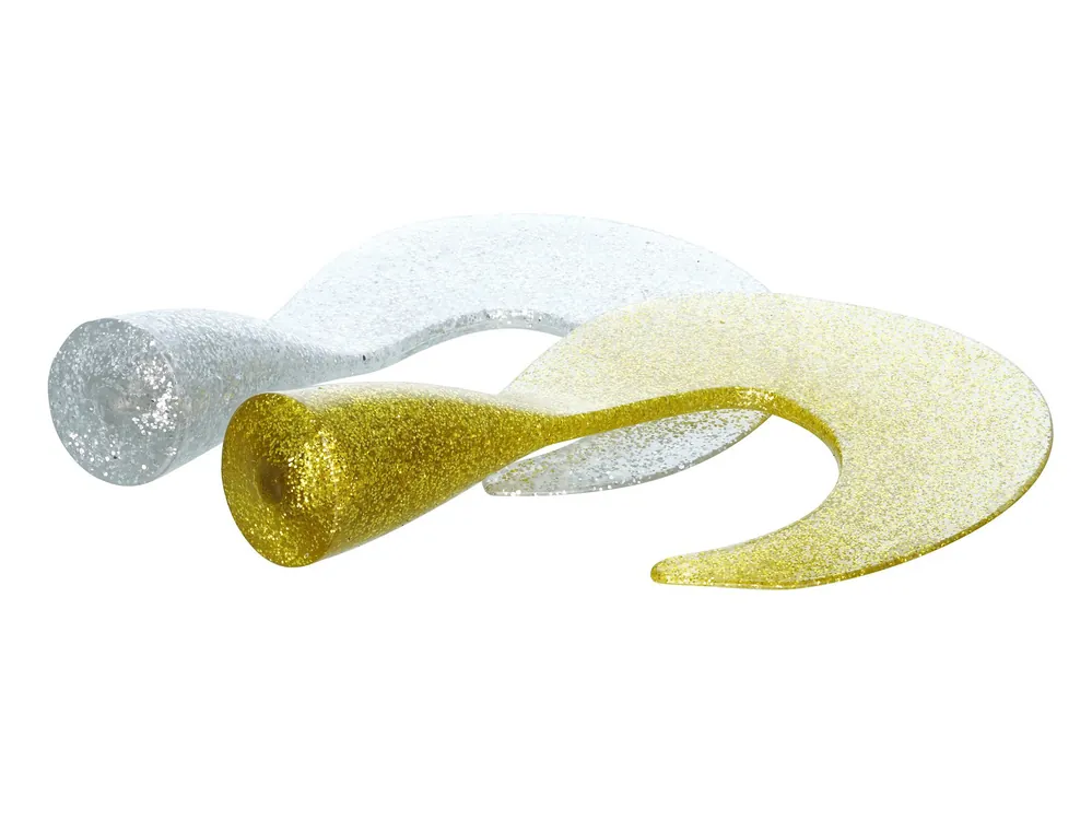 OGONKI WESTIN SWIM TAIL CURLTAIL 9cm - GOLD / SILVER - Zniżka