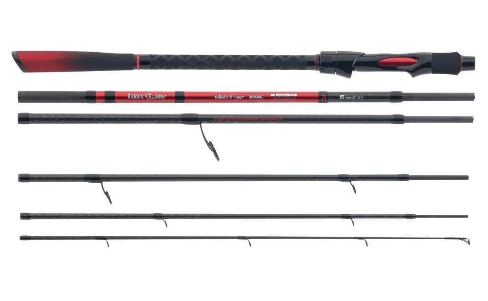 WĘDKA IRON CLAW HIGH-V RED 2 TRAVEL SPIN 270/25-75g - Od ręki