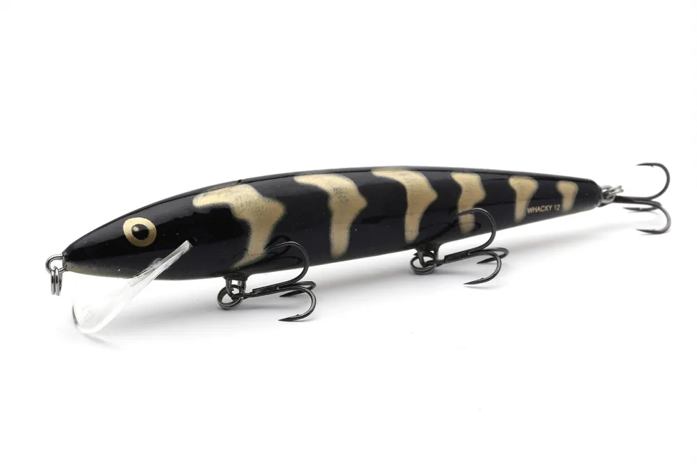 UNIKATOWY WOBLER SALMO WHACKY FLOATING 12cm/14g - BLACK TIGER | Ostatnie dni