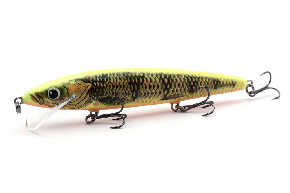 UNIKATOWY WOBLER SALMO WHACKY FLOATING 12cm/14g - GOLD FLUO PERCH | Łatwe zamówienie