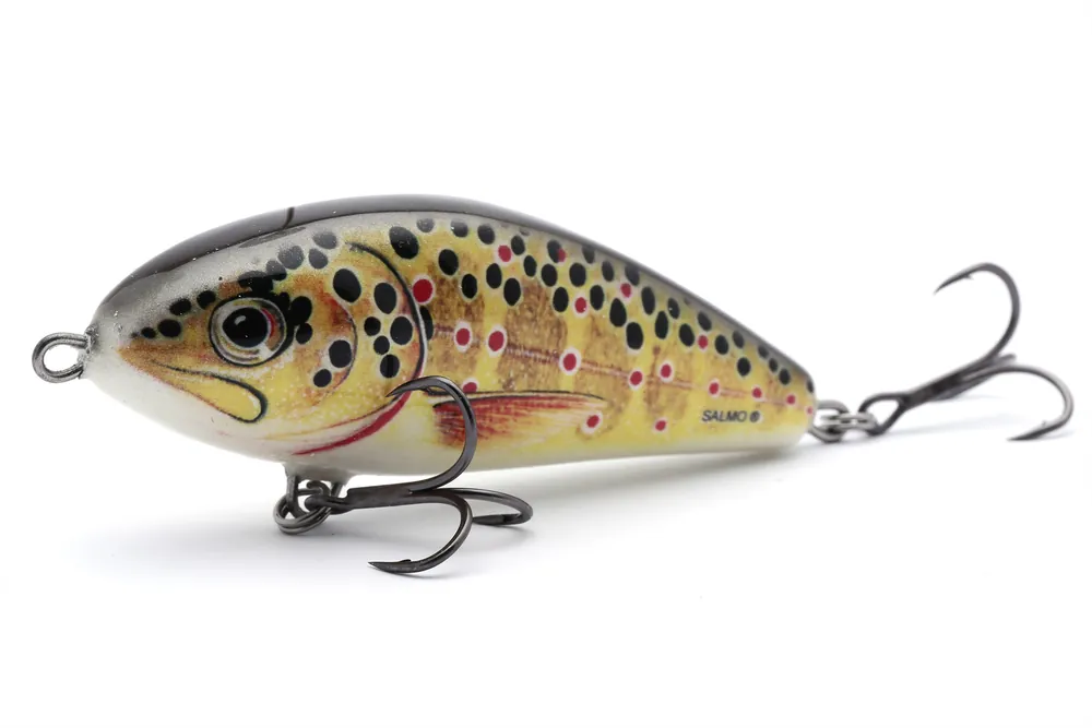 Produkt wysokiej jakości | UNIKATOWY WOBLER SALMO FATSO SINKING 8cm - TROUT