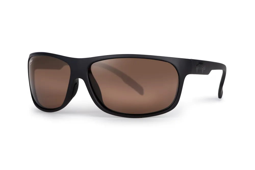 Bezpieczne zakupy - OKULARY POLARYZACYJNE FOX RAGE MATT BLACK WRAP BROWN