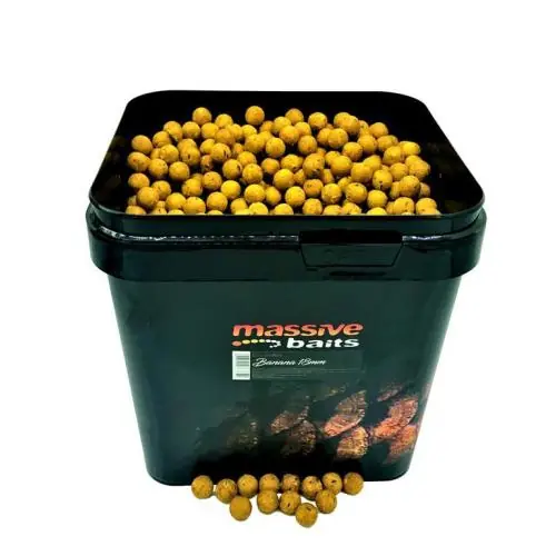 Massive Baits Banana 18mm 10kg kulki zanętowe - Końcówka zapasów
