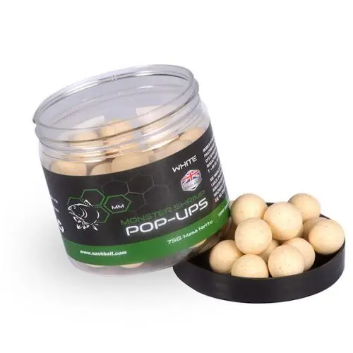 Nash Monster Shrimp Pop Ups 20mm White - Cena producenta