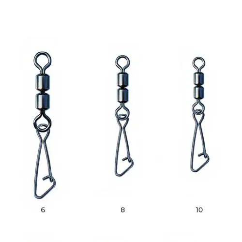 Promocja kończy się wkrótce - Nytro Double F-Swivel Hooked Snap r.6 8szt. łącznik