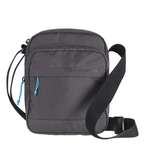 LIFEVENTURE Saszetka RFID SHOULDER BAG grey recycled | Wyjątkowa oferta